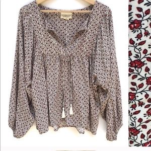 Denim & Supply Ralph Lauren | Red  Floral Blouse